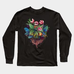 Garden full of Piranha plants Long Sleeve T-Shirt